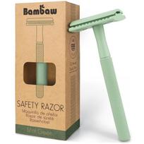 Daugkartinis metalinis skustuvas Bambaw Mint Green