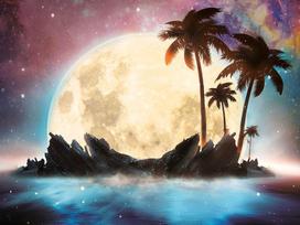 Deimantinė mozaika su rėmeliu TM Varvikas Moon Magic LE142e 30x40 cm