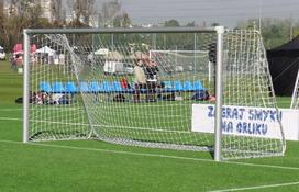 Futbolo vartų tinklas Yakimasport, 5x2 m, pilki, M