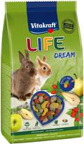 Nykštukinių triušių pašaras Vitakraft Life Dream, 600 g