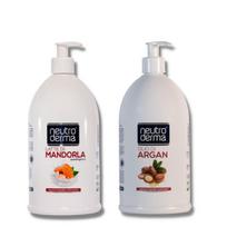 Rankų muilų rinkinys Neutroderma Migdolų Pienas ir Argano aliejus, 2x1000 ml