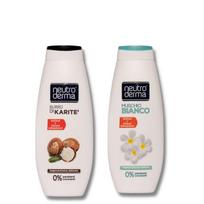 Dušo žele Taukmedžio sviestas ir Dušo žele Baltasis Muskusas Rinkinys 2 vnt 750ml+ 750ml