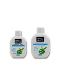 Intymios higienos prausiklis Alijošius ir Žalioji arbata 2 vnt rinkinys 250ml+ 400ml