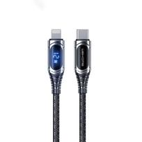 Sveiki atvykę į WDC-167 Sakin serijos jungiamąjį laidą - USB-C į Lightning greitam įkrovimui PD 20W, 1 m (Oxidacija)