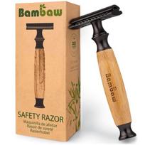 Daugkartinis bambukinis skustuvas Bambaw Classic Black