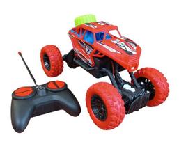 Radijo bangomis valdomas Monster Truck automobilis, raudonas