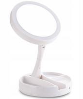 Kosmetinis veidrodis su LED, 12.5 cm