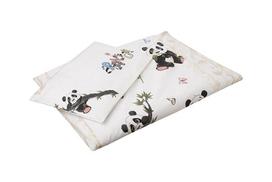 Tekstiilikompanii patalynės komplektas panda, 102x120 cm, 2 dalių