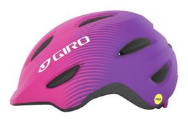 Vaikiškas dviratininko šalmas Giro Scamp Mips, rožinis/violetinis, 45-49 cm