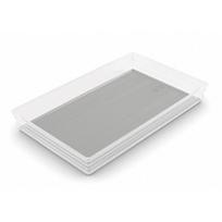 Dėžutė Sistemo Organizer 9 39 x 24 x 5 cm skaidri/šviesiai pilka