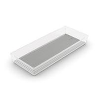 Dėžutė Sistemo Organizer 8 37,5 x 15 x 5 cm skaidri/šviesiai pilka