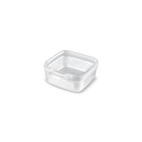 Kvadratinis maisto laikymo indas 0,9 l Snap Box skaidrus