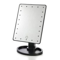Led veidrodis su apšvietimu , juoda