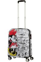 Mažas lagaminas American Tourister Wavebreaker Spinner Disney Minnie Comics White 55 cm, baltas