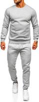 Sportinis kostiumas vyrams J.Style Fleece Grey 68C10380-2, pilkas, 2XL