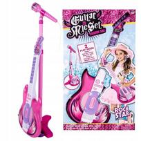 Elektrinės gitaros karaokė mikrofonas vaikams Click4Toys