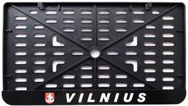Valstybinio numerio rėmelis lengvosioms ir sunkiasvorėms transporto priemonėms, priekaboms Vilnius Virbantė 300 x 150 mm, 1 vnt.