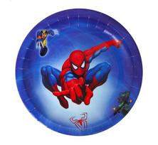 Vienkartinės lėkštutės Žmogus voras Spiderman 23cm, 10 vnt.