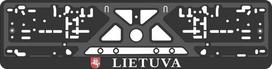 Valstybinio numerio laikiklis Lietuva su LT vyčiu Virbantė 520 x 110 mm, 1 vnt.