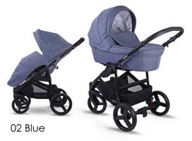 Vaikiškas universalus vežimėlis Lonex Soft 3in1, blue