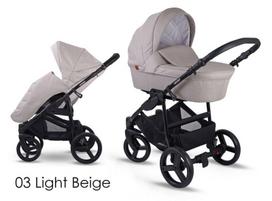 Vaikiškas universalus vežimėlis Lonex Soft 3in1, beige