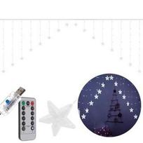 LED lempos užuolaida 136LED USB šaltai balta