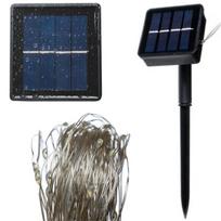 Šviestuvų virtinė su saulės kolektoriumi - 200 LED, RGB