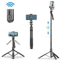 Asmenukių lazda ("Selfie sticks") 360 laipsnių panoraminė asmenukių lazda su nuotolinio valdymo pultu ir trikoju, Livman L16 (selfie stick)