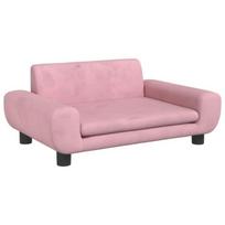 Vaikiška sofa vidaXL, rožinė