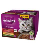 Whiskas su vištiena, paukštiena kalakutiena ir antiena, 24x85 g
