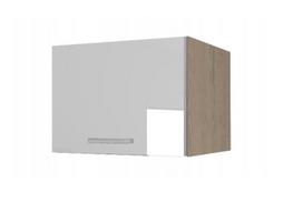 Pakabinama spintelė Liveo Modena MD7, 60 cm, balta/ruda