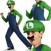 Karnavalinis kostiumas Super Mario Luigi, 109-126 cm