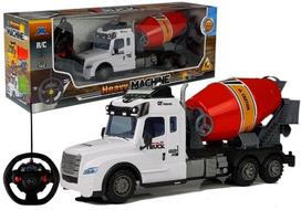 Žaislinė betono maišyklė su pulteliu Lean Toys