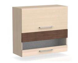 Pakabinama spintelė Liveo Modena MD9, 80 cm, ruda/ruda