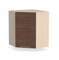 Pakabinama kampinė spintelė Modena MD10, 60 cm, ruda