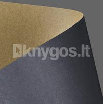 Dekoratyvinis popierius KRAFT A4 t.mėlynas 275g 20l
