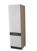 Pastatoma spintelė Liveo Modena MD22, 60 cm, balta/pilka