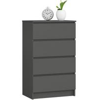 Komoda Akord K60 4SZSZ, juoda
