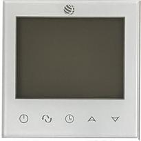 Šildymo termostatas grindų šildymui su dideliu LCD ekranu ir Wi-Fi, baltas