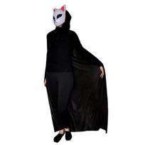 Helovino apsiaustas su gobtuvu, 140 cm