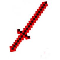 Šviečiantis kardas Minecraft, raudonas