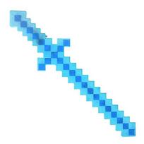 Šviečiantis kardas Minecraft, mėlynas