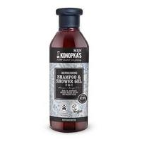 Šampūnas ir dušo želė 2in1 DR.KONOPKA’S, vyrams, 280 ml