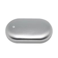 Rankų šildytuvas Powerbank 5000mAh, pilkas