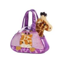 Minkštas žaislas su rankine Aurora Fancy Pals Pliušinė žirafa, 20 cm