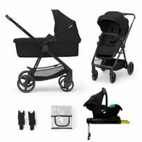 Universalus vežimėlis Kinderkraft Newly 4in1 Mink Pro, black