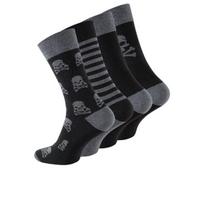 Kojinės vyrams VCA 2159 Skull, 4 poros juodos, 39/42