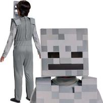 Karnavalinis kostiumas Karnavalinis kostiumas Minecraft Halloween Skeleton White, 1 vnt.