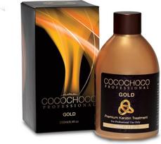 Braziliškas keratinas plaukų tiesinimui Cocochoco Gold, 250 ml