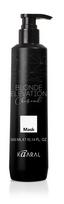Plaukų kaukė šviesintiems, balintiems ir žiliems plaukams Kaaral Charcoal, 300 ml